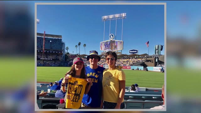 'It's priceless:' Game 3 of NLCS all about family time for group from Shorewood in LA