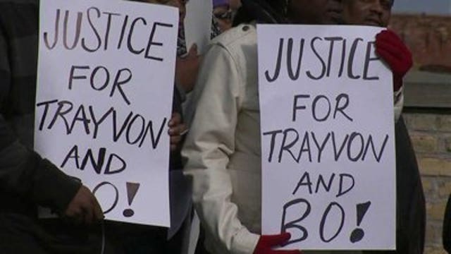 Milwaukee rally, march honors Trayvon Martin, Bo Morrison