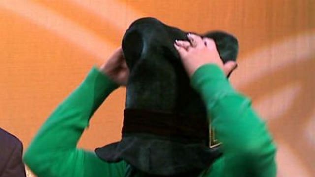 Hosts take part in St. Patrick's Day trivia challenge
