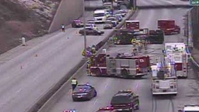 DOT video released after truck rolls on I-94