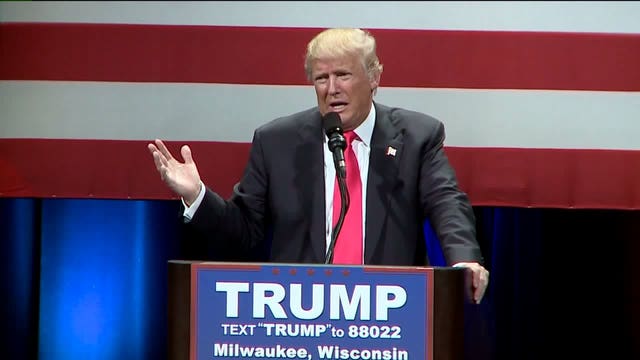 Police: 16-year-old boy arrested, accused of throwing egg during Trump rally in Milwaukee