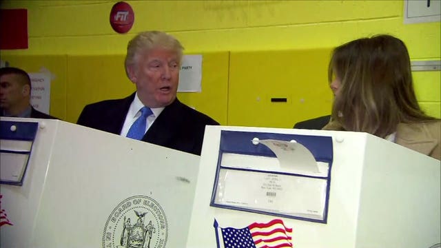 "Hopefully we'll win:" Donald Trump supporters expected a long night -- and close race