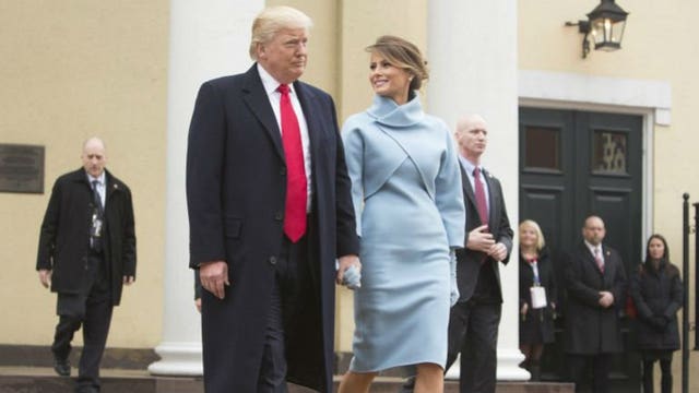 Melania Trump channels Jackie Kennedy in Ralph Lauren outfit