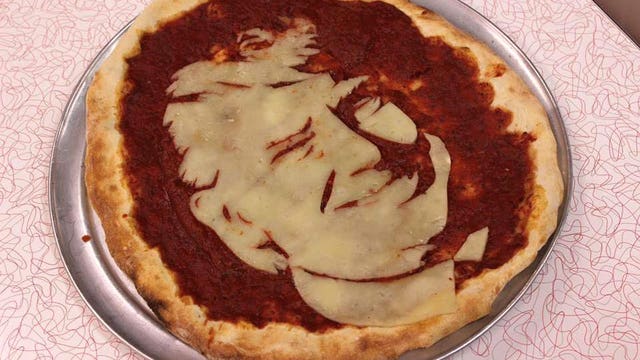 Pizzeria puts Donald Trump on a pie