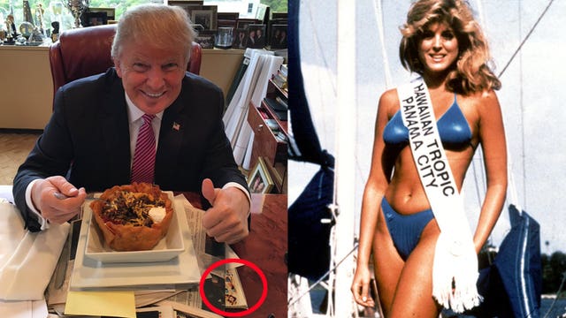 Donald Trump caught checking out ex-wife in Cinco de Mayo tweet?