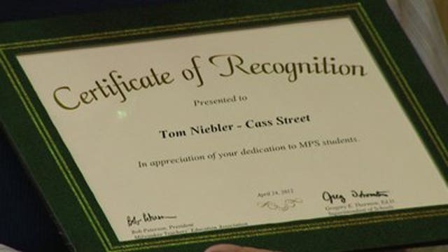 MPS recognizes volunteer tutors for labor of love in schools