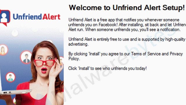 'Unfriend Alert' app could steal your Facebook login details