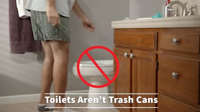 Shredded T-shirts used as toilet paper back up California city sewer