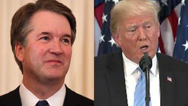 Pres. Trump says he's open to changing his mind on Kavanaugh if hearing is compelling