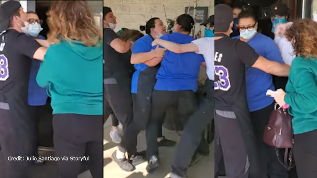 Video shows Red Lobster customer fighting employees over wait time on Mother's Day
