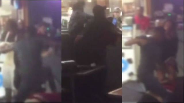 'Chairs were thrown and everything:' Bar time scuffle at Pizza Shuttle caught on camera; manager hurt