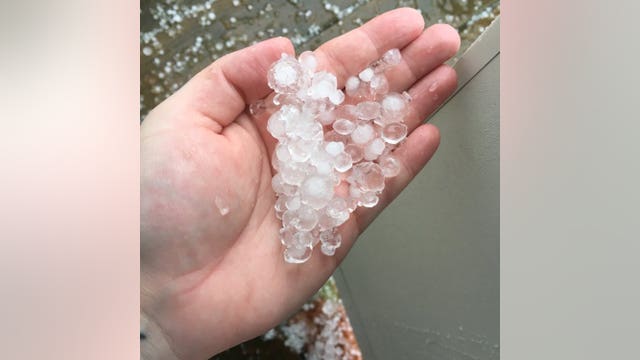 Pictures: FOX6 News viewers share snapshots of hail in Racine County