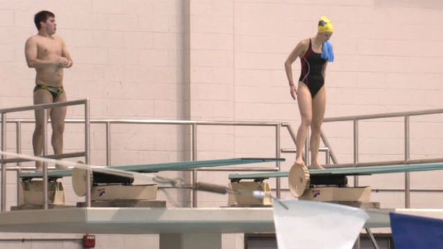 Individually, but together: That's how a pair of UWM divers has taken the sport of diving by storm