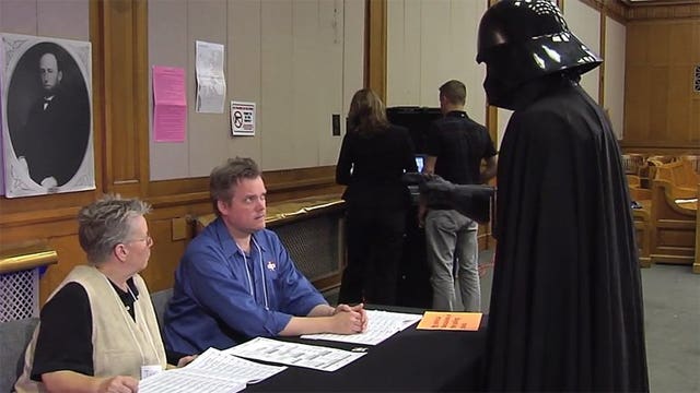 Vader ready to vote? Madison gets creative in mission to inform voters