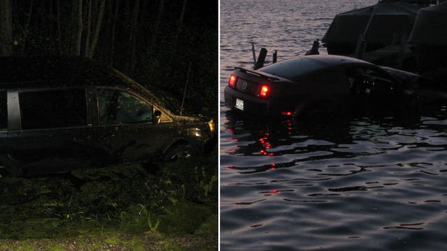 Washington County: Deputies respond to 2 separate vehicles submerged in water over the weekend