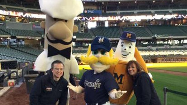 FOX6 crew hangs at Miller Park on Opening Day