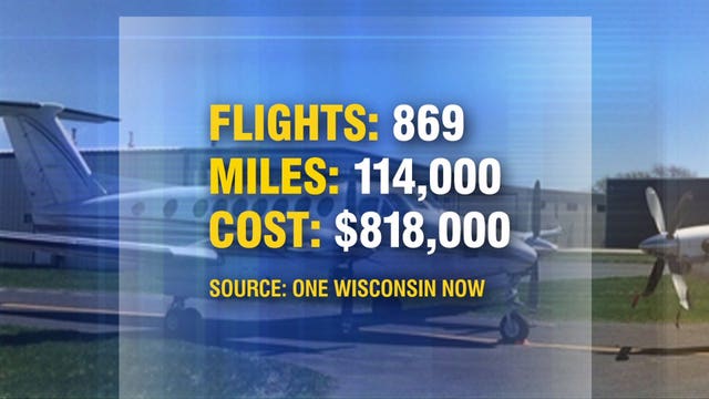 Liberal group accuses Scott Walker of misusing state planes