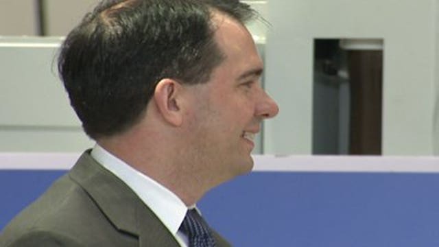 Gov. Walker talks manufacturing in Sturtevant