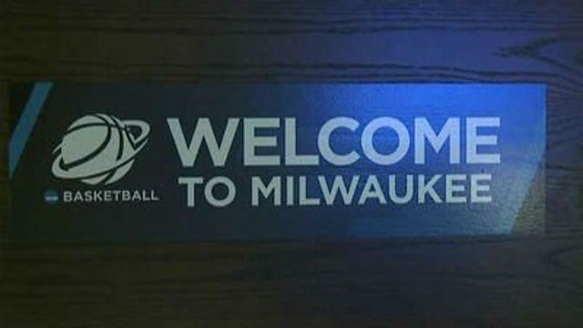 It's the calm before the NCAA Tourney for downtown Milwaukee