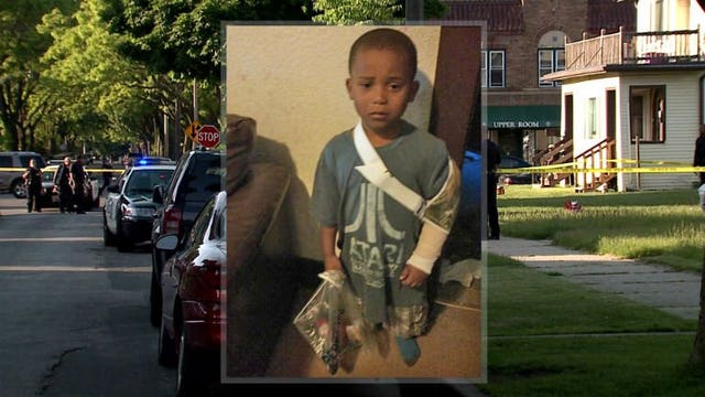 Five-year-old boy shot & injured doing okay, but uncle says "he's going to be traumatized"