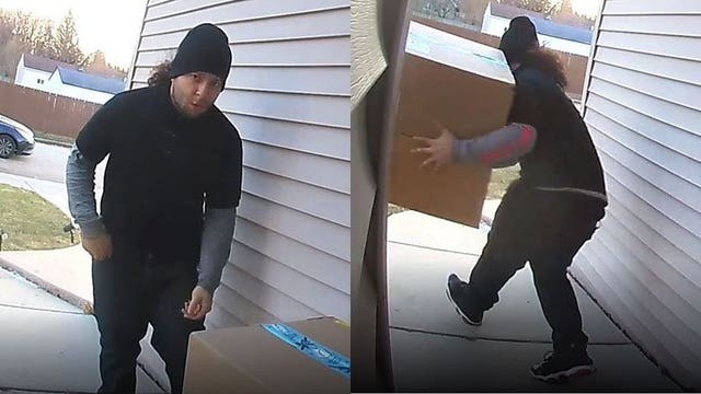 'He looked straight at me:' West Allis police seek porch pirate possibly responsible for 'multiple incidents'