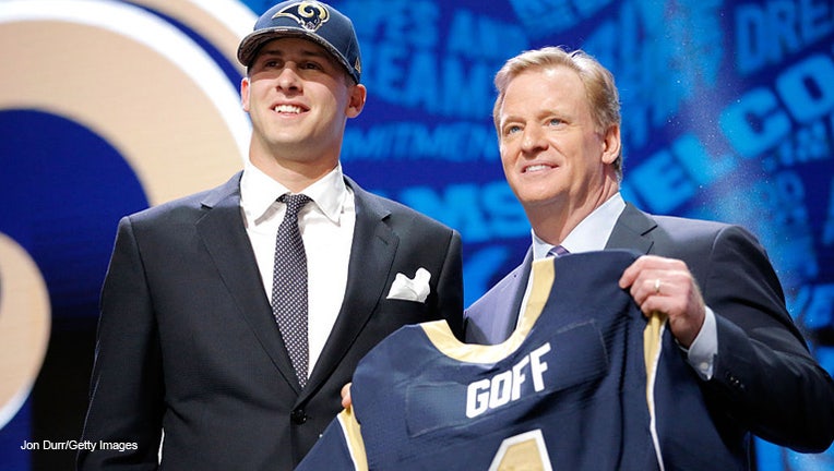 Rams Select Jared Goff With No. 1 Pick