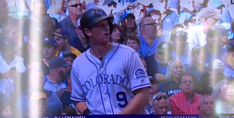 99-year-old Oostburg woman cheers on Rockies' 2nd baseman -- her grandson!