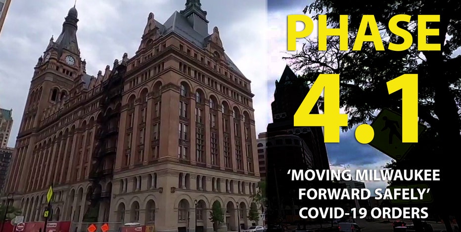 Health Dept. issues Phase 4.1 of 'Moving Milwaukee Forward Safely' COVID-19 orders