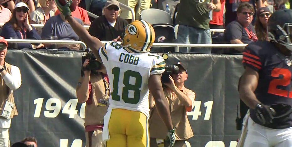 Packers' Randall Cobb injured, out 'for a while'