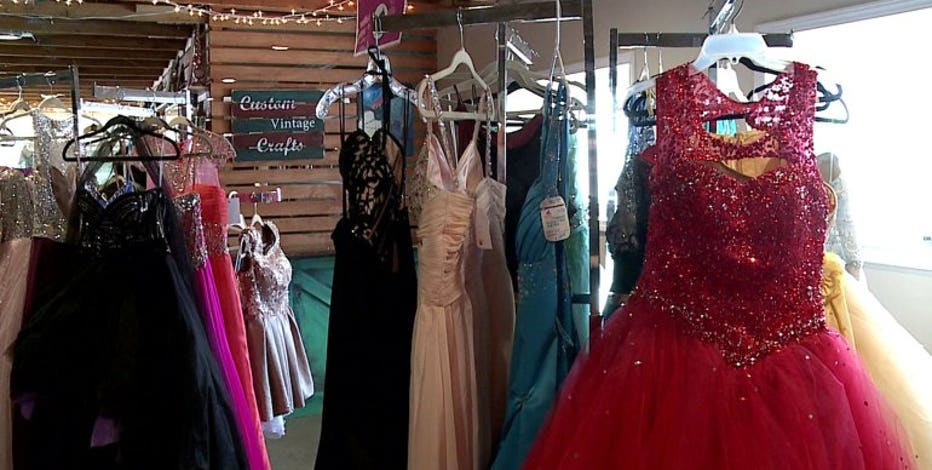 My daughter wore this 1 time and I spent over $300:' Prom dresses for sale,  for a great cause | FOX6 Milwaukee