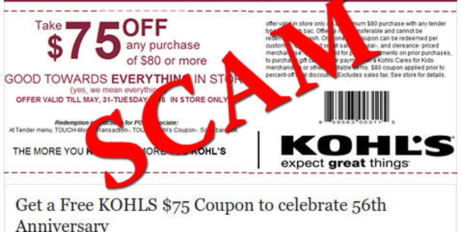 Kohls $75 off coupon