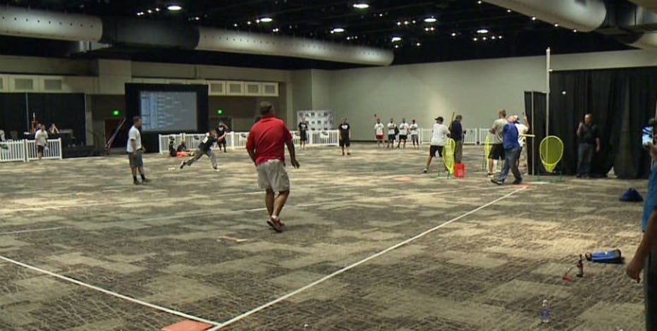 Playing like all-stars: First-ever Potawatomi All-Star Wiffle Ball Tournament draws a big crowd