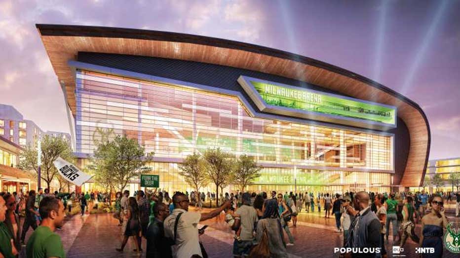 Pictures: Milwaukee Bucks release new renderings of proposed arena