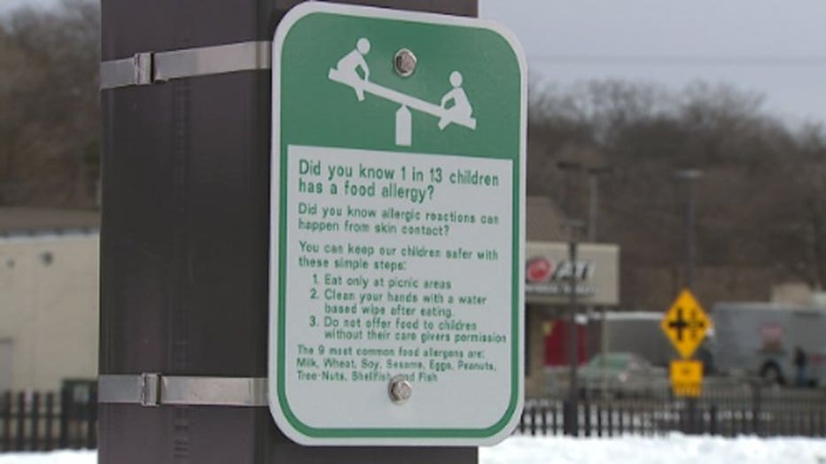 Wauwatosa posts food allergen awareness signs at parks