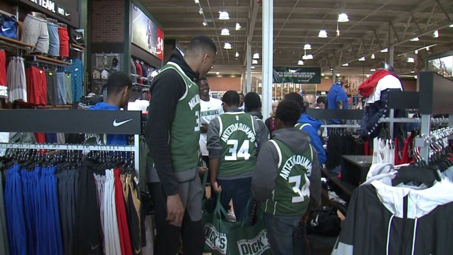 Giannis antetokounmpo hot sale store