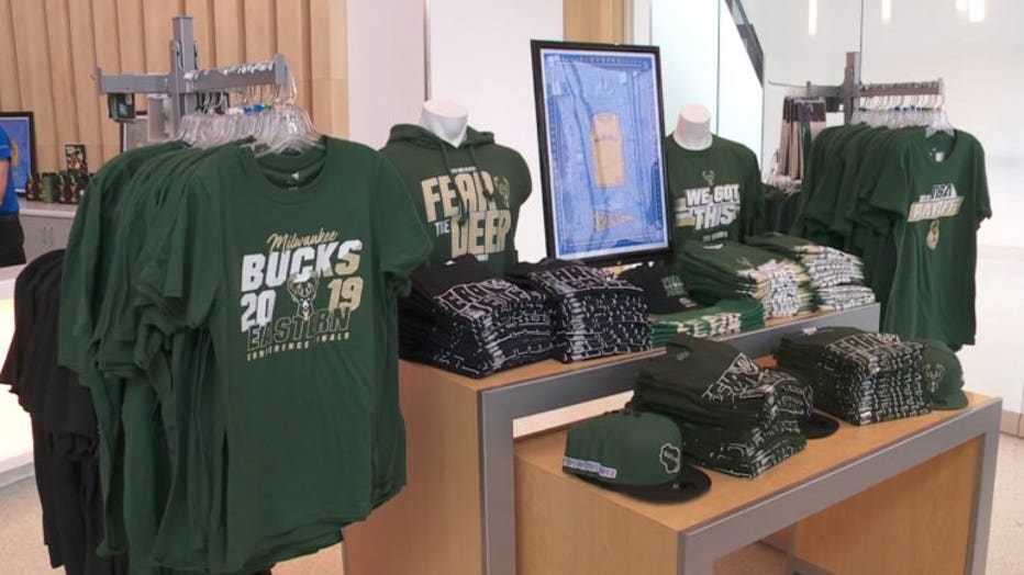 Get it while it's hot! New NBA Playoffs gear available at Bucks