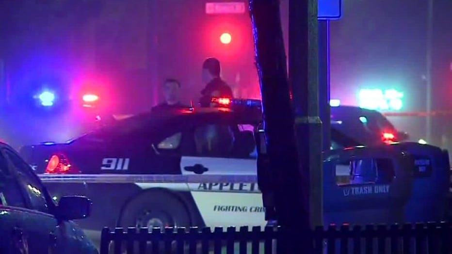 Scene of officer-involved shooting in Appleton