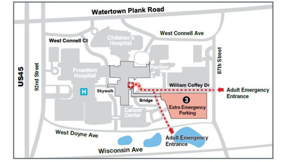 Froedtert Hospital Campus Map