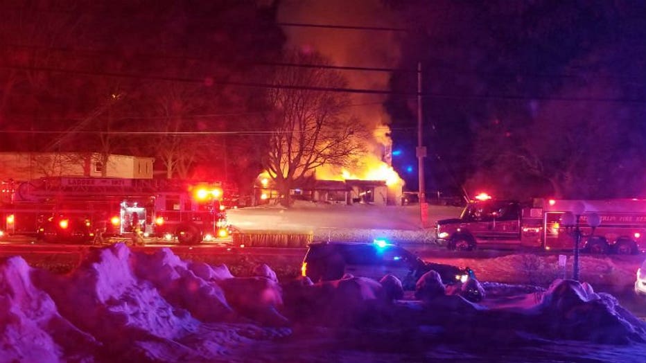 House fire near Arcadian Avenue and Sultan Street in Waukesha