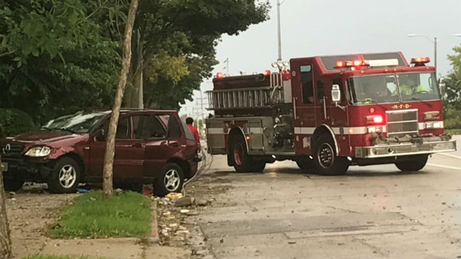 Crash near Sherman and Florist in Milwaukee