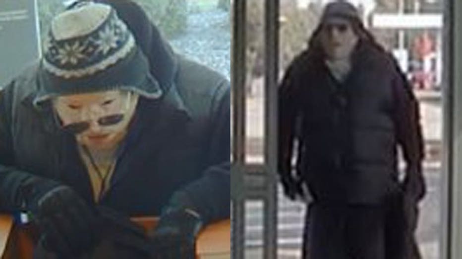 Masked man accused in bank robberies in Glendale, Fox Point