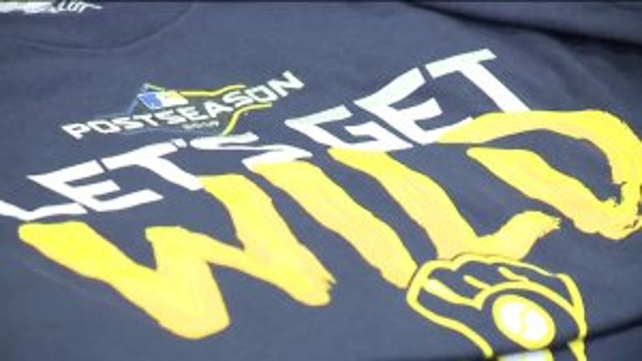 milwaukee brewers postseason gear