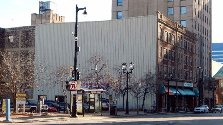 'The Gateway Mural' project location near James Lovell Street and Wisconsin Avenue