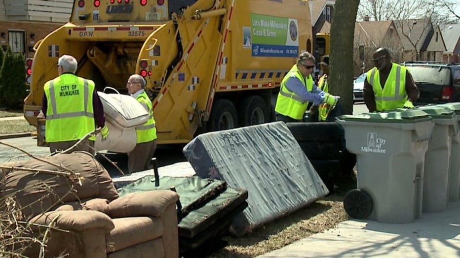 Project Clean & Green: DPW crews will pick up your unwanted household items for free  FOX6 