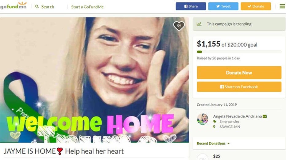 Jayme Closs GoFundMe