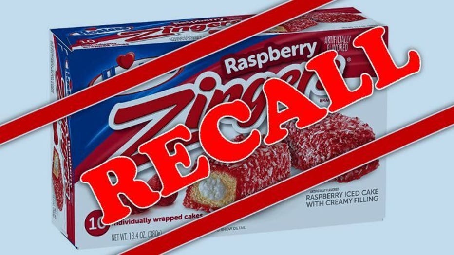 Hostess recalls Raspberry Zingers over potential mold
