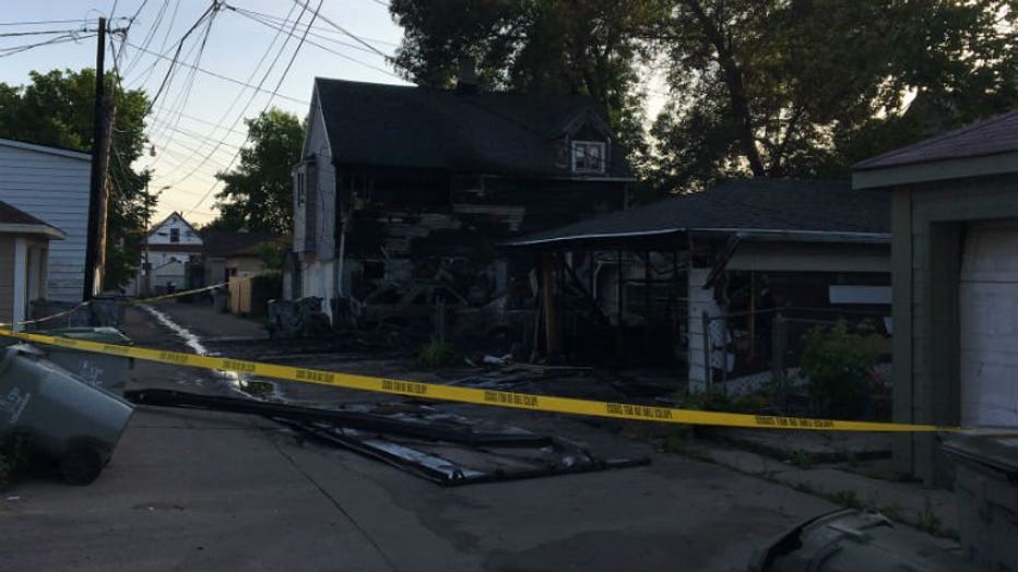 Fire at 20th & Mitchell, Milwaukee
