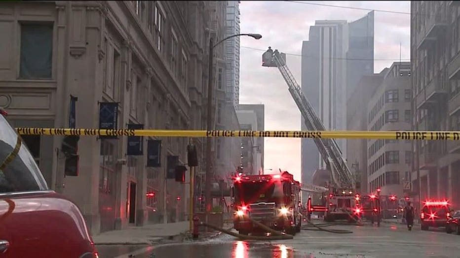 Firefighters Battle 3-alarm Fire In Historic Downtown Milwaukee ...