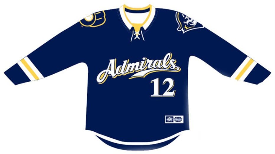 Milwaukee Admirals to wear Brewers-inspired jerseys on March 9