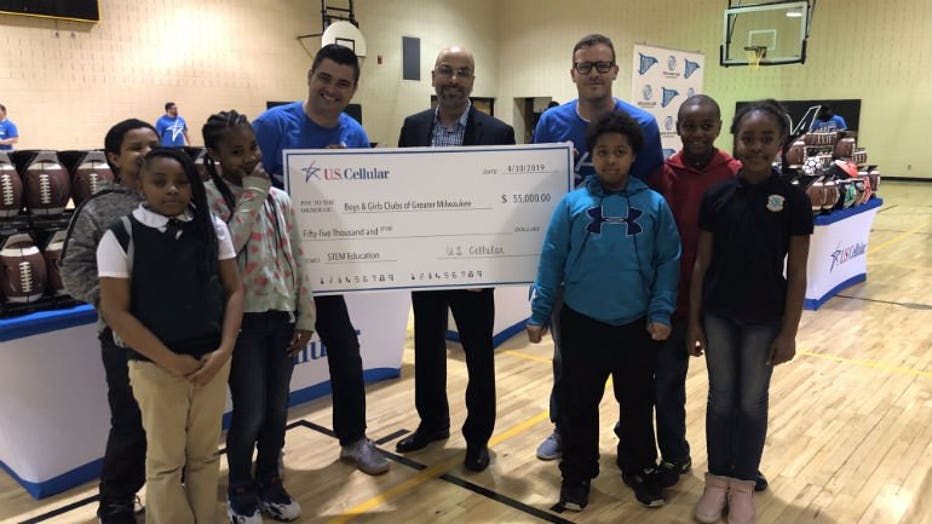 $55,000 donation to the Boys and Girls Clubs of Greater Milwaukee